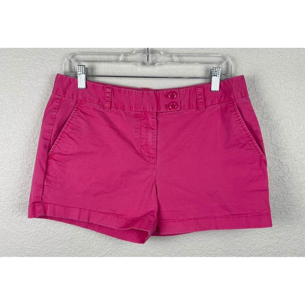 Vineyard‎ Vines Shorts Womens 6 Pink Day Boat Weathered Broken In Chino Preppy